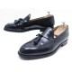 CHAUSSURES CROCKETT & JONES CAVENDISH 9.5E 43.5 MOCASSINS CUIR NOIR SHOES 525€