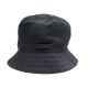 NEUF CHAPEAU PRADA BOB PLAQUE LOGO PRADA TAILLE M EN NYLON NOIR NEW HAT 250€