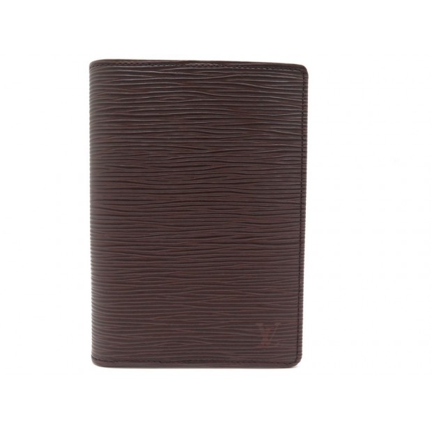 NEUF PORTEFEUILLE LOUIS VUITTON PORTE CARTE PERMIS CUIR EPI MARRON WALLET 410€