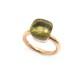 BAGUE POMELLATO NUDO CLASSIC MM T 51 EN OR ROSE & QUARTZ CITRON GOLD RING 2050€