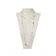 COLLIER HERMES SAUTOIR CONFETTIS EN ARGENT ET OR ROSE 18K 35GR NECKLACE 1360