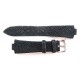 BRACELET DE MONTRE CHAUMET CLASS ONE EN GALUCHAT NOIR SHAGREEN WATCH ACCESSORY