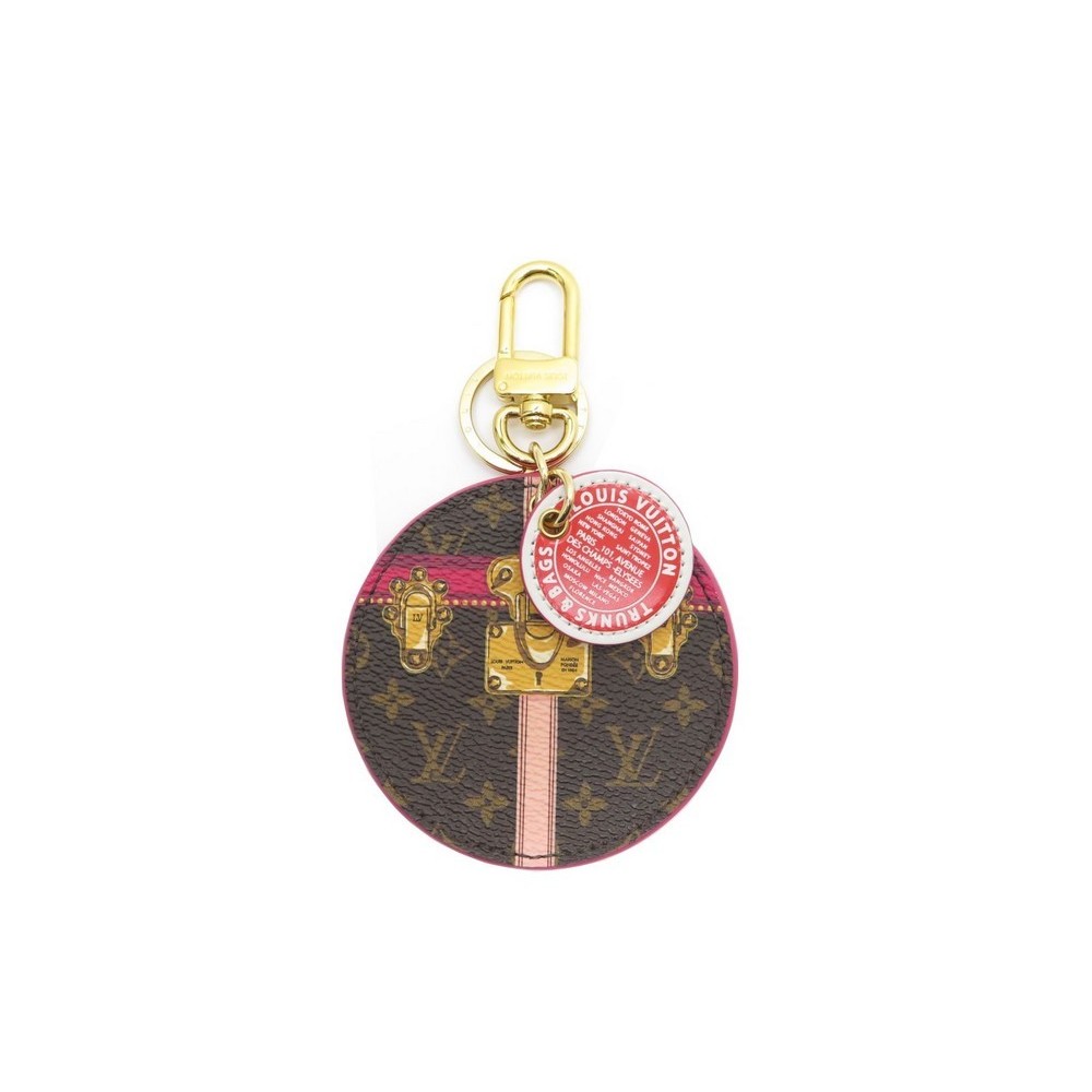 Louis Vuitton Porte Cles Shennumer Multicolored Enamel Trunk Bag Charm Key  Chain Louis Vuitton