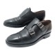 CHAUSSURES JOHN LOBB WILLIAM 9008 DERBY BI BOUCLE 5E 39 CUIR GRAINE NOIR 1150€