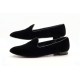 NEUF CHAUSSURES ARMANI X5J003 37.5 MOCASSINS VELOURS NOIR VELVET SHOES 350€