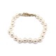 NEUF BRACELET CHANEL T 18 A 21 CM 2018 EN PERLES NACREES LOGO CC PEARLS NEW 440€