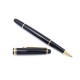 STYLO ROLLERBALL MONTBLANC MEISTERSTUCK PIX CLASSIQUE RESINE NOIR DORE PEN 405