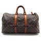 VINTAGE SAC VOYAGE A MAIN LOUIS VUITTON KEEPALL 45 MONOGRAM TRAVEL BAG