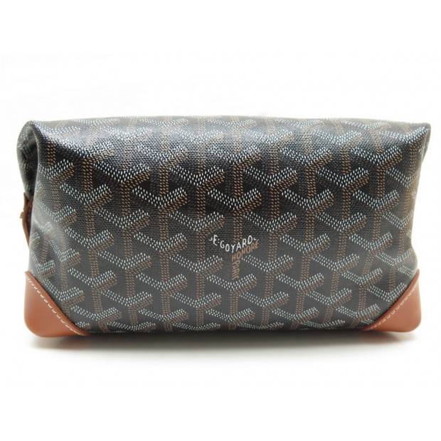 NEUF TROUSSE DE TOILETTE GOYARD BOEING 25 EN TOILE NOIR A MAIN SAC POUCH 1