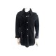 VESTE LONGUE BALMAIN 38 M EN CUIR SUEDE NOIR MANTEAU COAT LEATHER JACKET 2680€