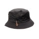 NEUF CHAPEAU HERMES VENDOME TOILE MARRON TIRETTE CUIR CACHEMIRE ORANGE HAT 305