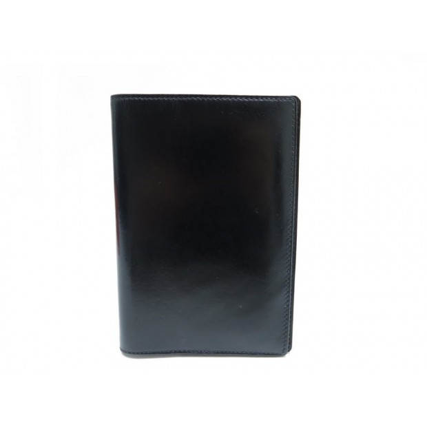 VINTAGE COUVERTURE D AGENDA HERMES SIMPLE GRAND MODELE CUIR BOX NOIR DIARY 313€