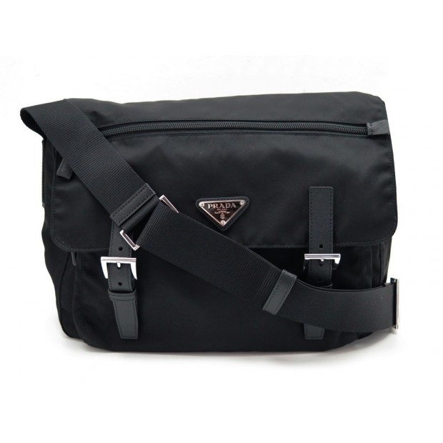 NEUF SAC A MAIN PRADA BESACE 1BD738 BANDOULIERE EN TOILE SACOCHE MESSENGER 850 