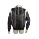 BLOUSON BOMBER FILLES A PAPA BOMBER KISS MY FIST EN FAUSSE FOURRURE & CUIR 880€