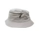 NEUF CHAPEAU HERMES SESAME TISSU BEIGE & TIRETTE EN CUIR TAILLE 60 BOB HAT 350