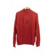 NEUF PULL RALPH LAUREN POLO COL ZIP TAILLE L 52 LAINE ORANGE WOOL SWEATER 169€