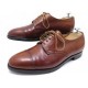 CHAUSSURES JOHN LOBB DERAN DERBY 7.5E 41.5 LARGE CUIR MARRON LEATHER SHOES 1000€