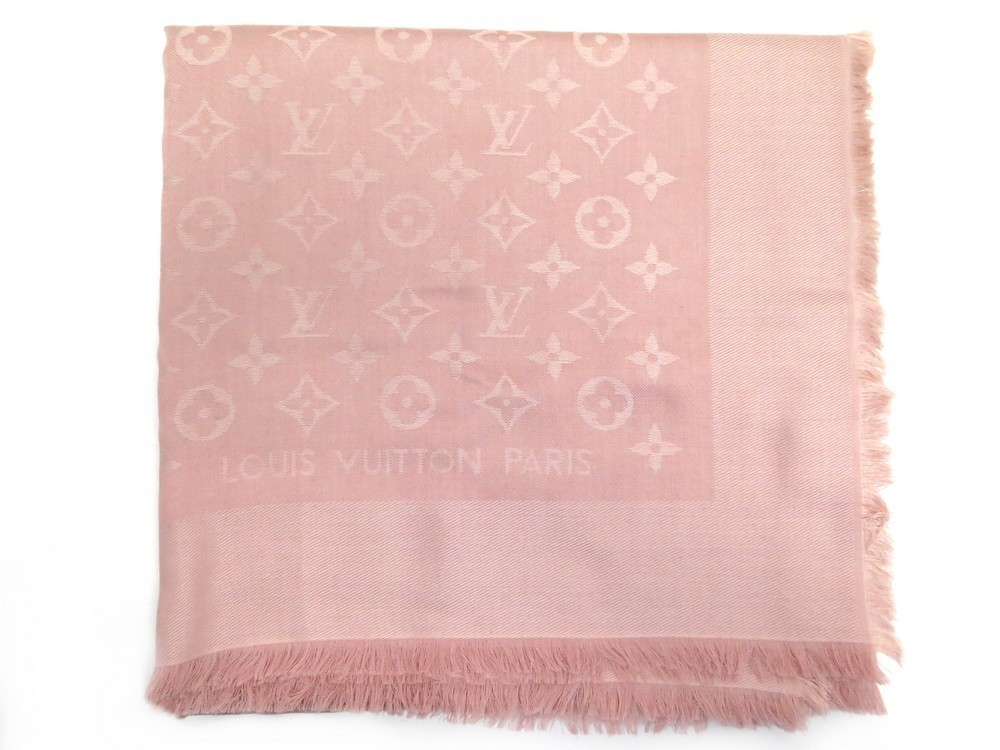 Louis Vuitton Green And Giant Jungle Monogram Wool And Silk Shawl