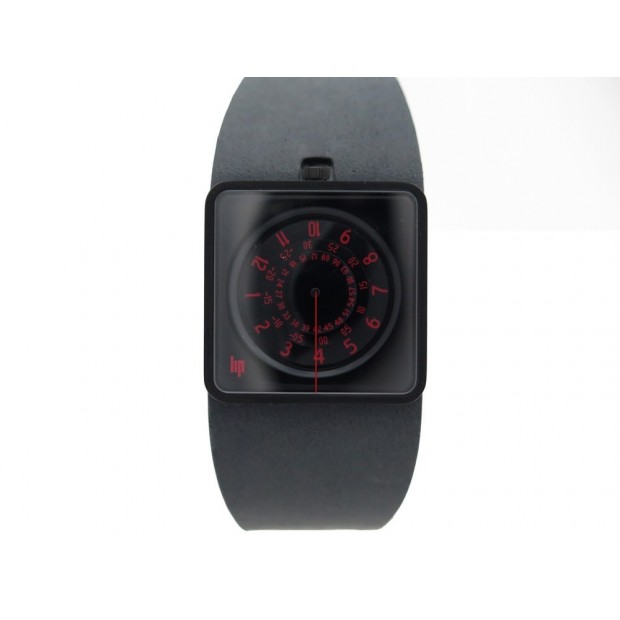 NEUF MONTRE LIP 1871832 PRISCA BRIQUET AUTOMYTHIC EN ACIER NOIR STEEL WATCH 560€