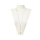 COLLIER POIRAY BOREALE SAUTOIR NOEUD EN OR BLANC & PERLES GOLD PEARLS NECKLACE