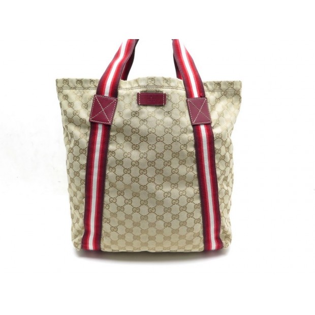 SAC A MAIN GUCCI 189669 CABAS SHOPPING MONOGRAMME GG ORIGINAL TOTE BAG 420€