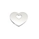 COEUR POIRAY PENDENTIF OR BLANC 5.7GR