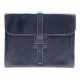  SAC HERMES JIGE CUIR BLEU 