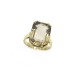 BAGUE OR ET CITRINE 6.6GR