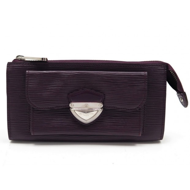 PORTEFEUILLE LOUIS VUITTON ASTRID CUIR EPI VIOLET LEATHER WALLET BILLFOLD 1080€