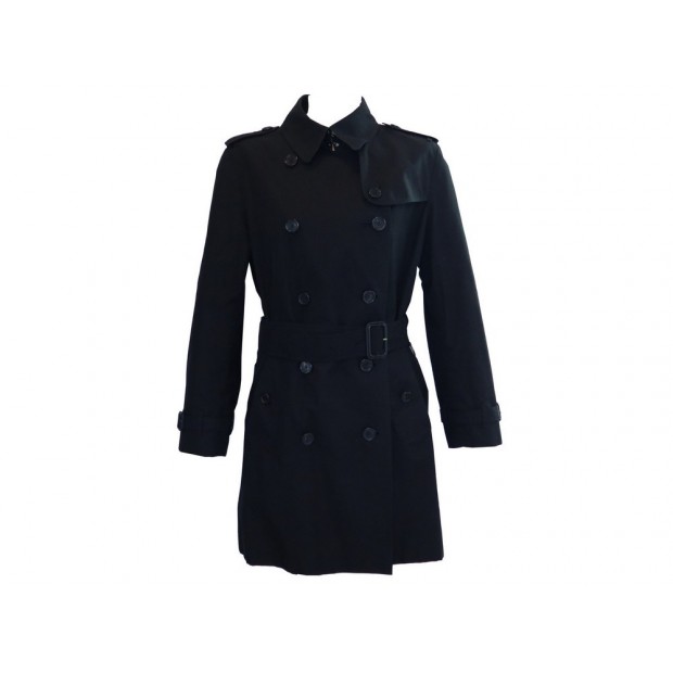 IMPERMEABLE BURBERRY THE CHELSEA TRENCH COAT HERITAGE 44 L EN COTON NOIR 1750€