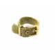 BAGUE CEINTURE REGLABLE TAILLE 52 55 OU 62 EN OR JAUNE 18K 7.6 GR GOLD BELT RING