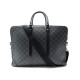 SACOCHE LOUIS VUITTON PORTE-DOCUMENTS BUSINESS MM N50200 DAMIER GRAPHITE 1600€