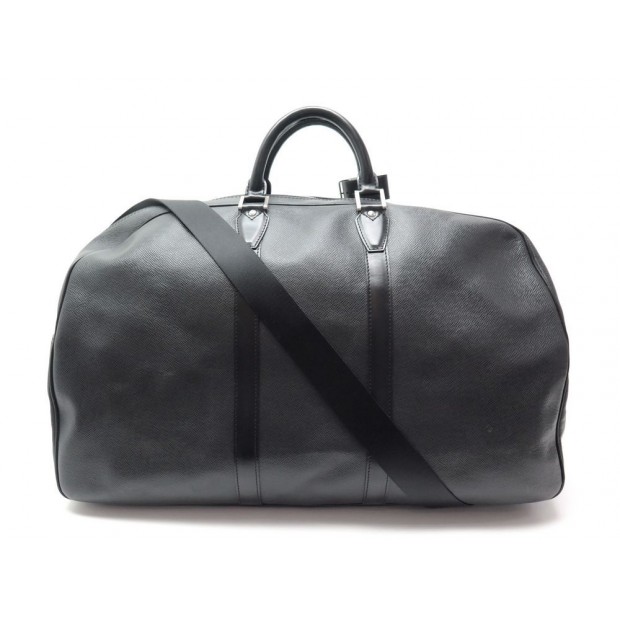 SAC DE VOYAGE A MAIN LOUIS VUITTON KENDALL 55 CUIR TAIGA ANTHRACITE TRAVEL 2755€