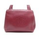 VINTAGE SAC CHANEL CUIR BORDEAUX 