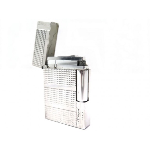 BRIQUET ST DUPONT METAL ARGENTE 