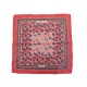 NEUF GAVROCHE HERMES CHASSE INDE CARRE 45 EN SOIE ROSE + BOITE SILK SCARF 170