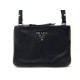 NEUF SAC A MAIN PRADA VITELLO PHENIX 1BH046 BANDOULIERE CUIR GRAINE NOIR 1200€