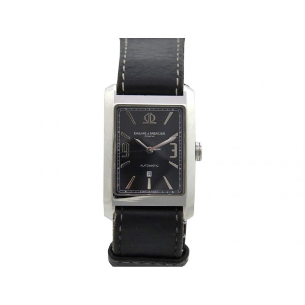 MONTRE BAUME & MERCIER HAMPTON 65651 28MM CLASSIQUE AUTOMATIQUE NOIR ACIER 1800