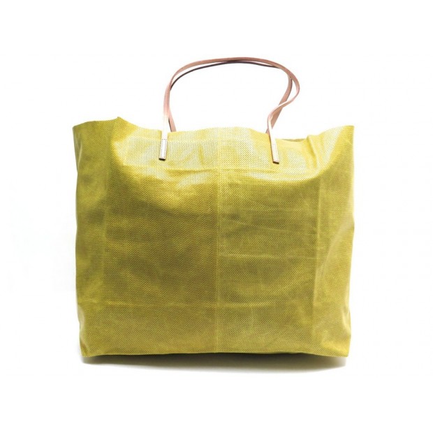 NEUF SAC A MAIN LINDE GALLERY GOUVERNEUR L PORTE EPAULE CUIR JAUNE HANDBAG 465€