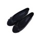 CHAUSSURES CHANEL G32842 DIAGONAL QUILTED FLAT BALLERINES 37.5 NOIR SHOES 600€