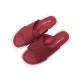 CHAUSSURES DOLCE & GABANA CS0920 SANDALES 9.5 43.5 TOILE ROUGE MULES RED SHOES