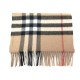 ECHARPE BURBERRY MOTIF CHECK TARTAN EN CACHEMIRE BEIGE 