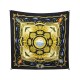 FOULARD HERMES RAILING PAR JOACHIM METZ SOIE NOIR + BOITE BLACK SILK SCARF 370€