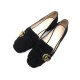 CHAUSSURES GUCCI DAIM NOIR 