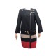 MANTEAU GUCCI AVEC CEINTURE M 44 IT 40 FR EN LAINE NOIR & CUIR WOOL COAT 1980€