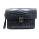 NEUF POCHETTE A MAIN BOTTEGA VENETA SAC EN CUIR CROCODILE CLUTCH PURSE 10500€