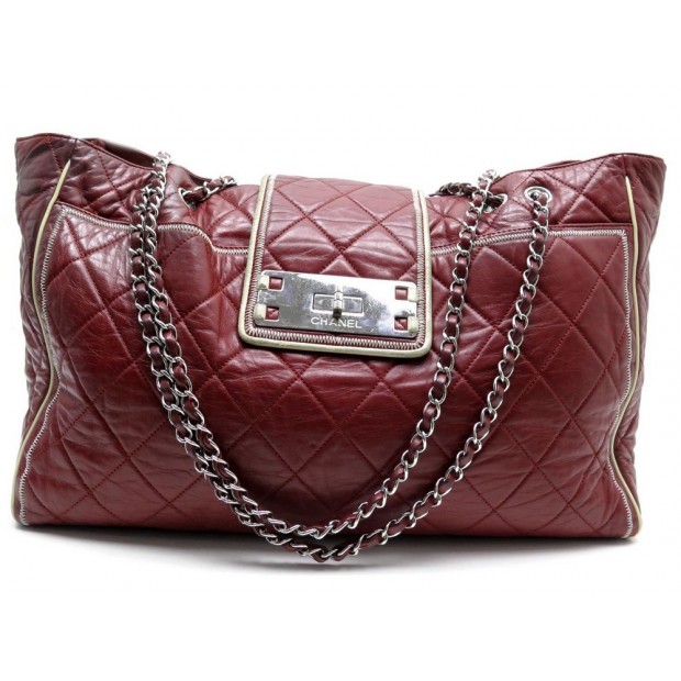  SAC CHANEL CUIR ROUGE 