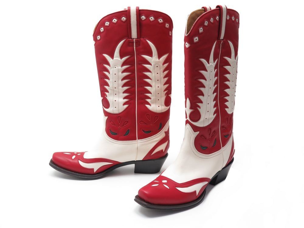 ralph lauren red cowboy boots