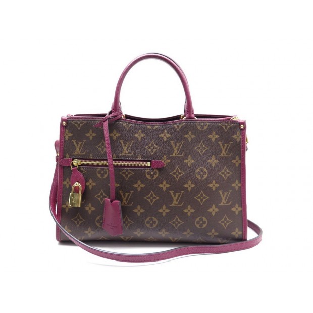 Louis Vuitton Brown Monogram Popincourt PM Satchel Shoulder Handbag Raisin