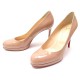 CHAUSSURES CHRISTIAN LOUBOUTIN SIMPLE PUMP 40 CUIR VERNI NUDE 